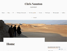 Tablet Screenshot of chrisnaunton.com